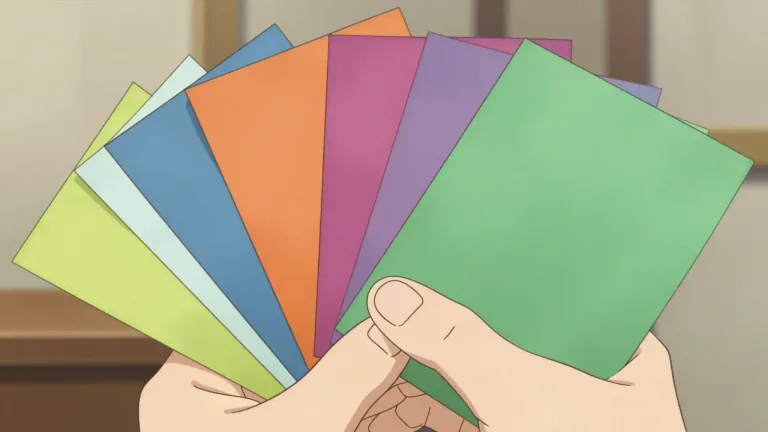 Visual representation of "swatch" - A piece of cloth or paper showing different colors or designs