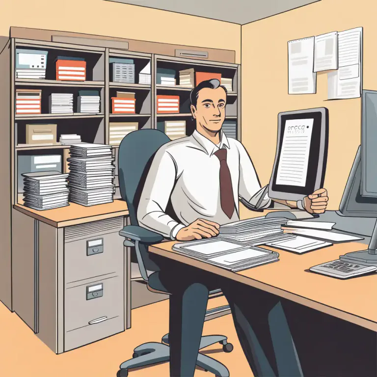 Visual representation of "administrative" - Involving the work of maintaining, organizing and managing