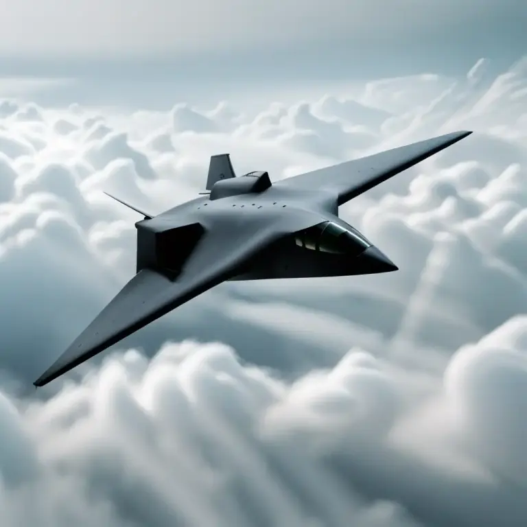 Visual representation of "stealthy" - Designed to avoid detection by radar or sonar