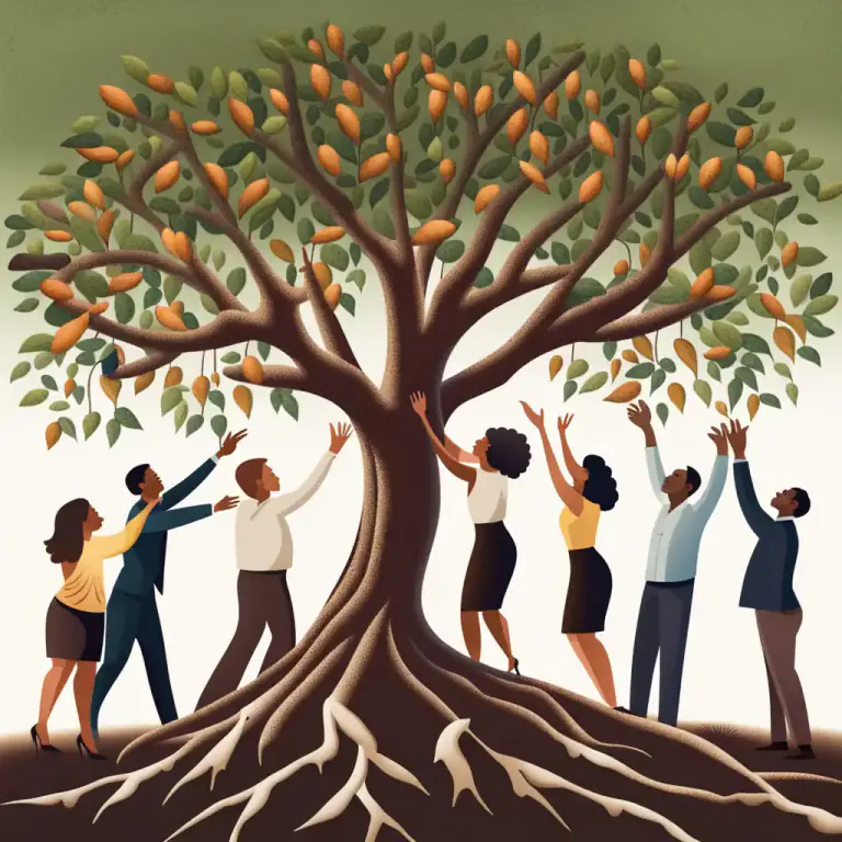 Visual representation of "a piece/slice of the action" - A share or involvement in an interesting or exciting activity, like a successful business.