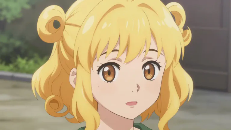 Visual representation of "ringlet" - A small curl of hair.