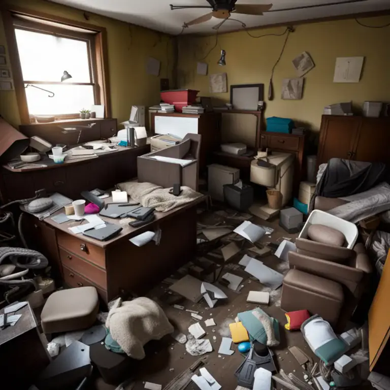 Visual representation of "crummy" - Dirty, unpleasant, or not agreeable