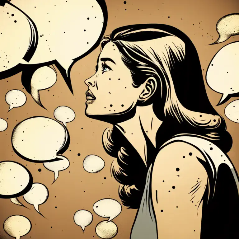 Visual representation of "hang up on" - To abruptly end a conversation or interaction
