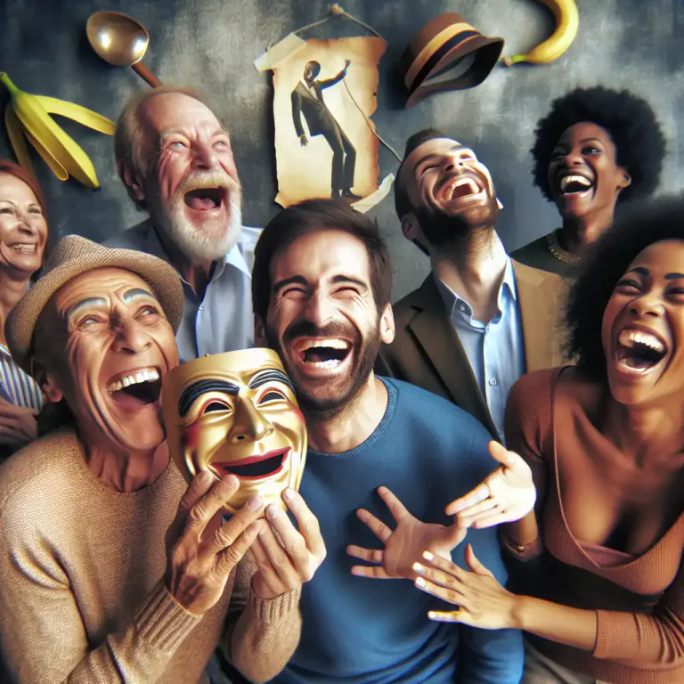 Visual representation of "humour" - Anything that is funny and makes people laugh