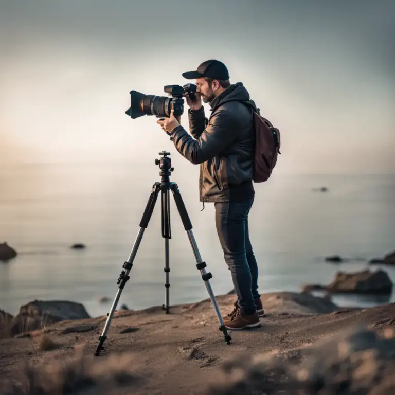Visual representation of "stabilize" - In photography and cinematography, to hold a camera steady