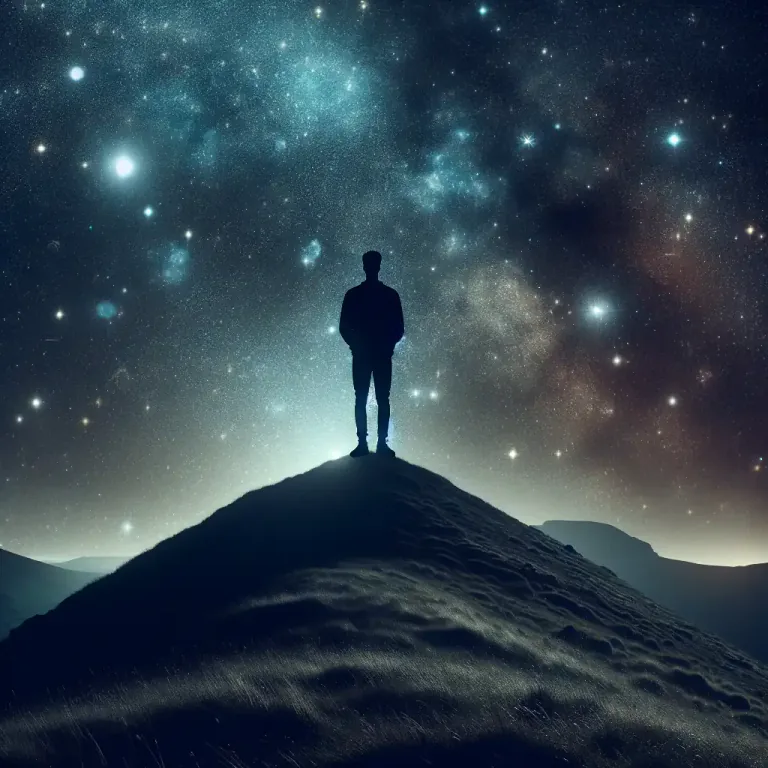 Visual representation of "selfhood" - In philosophy, the selfhood is the state or quality of being a unique and individual being.