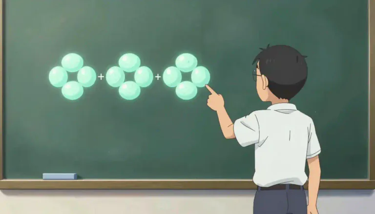 Visual representation of "multiplicand" - A number that is being multiplied by another number.