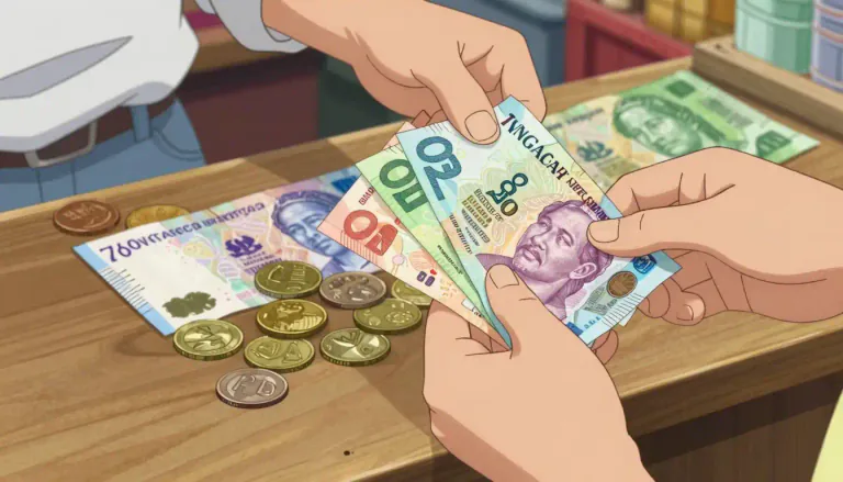 Visual representation of "kwanza" - The kwanza is the currency of Angola, used for trade and financial transactions.