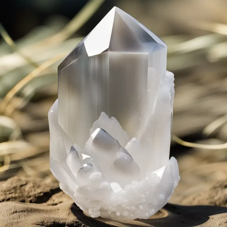 Visual representation of "endomorph" - A crystal having certain faces that are larger than others.