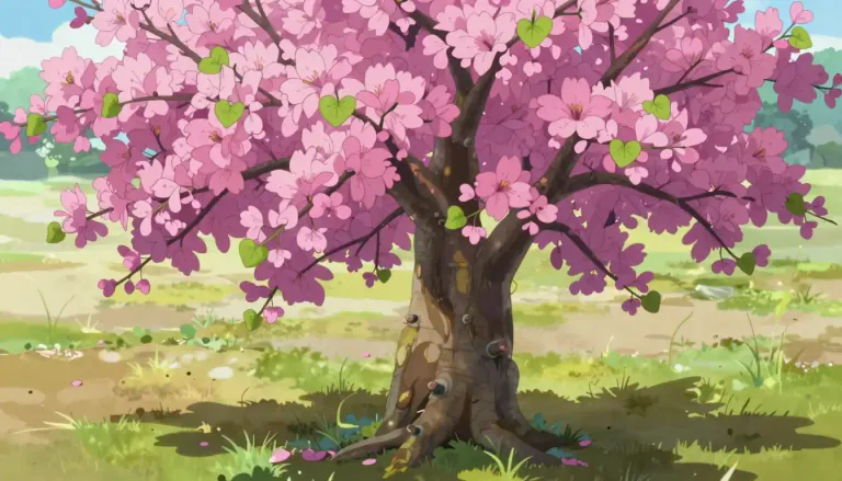 Visual representation of "redbud" - A small flowering tree in the genus Cercis, with ornamental pink flowers that bloom in early spring.
