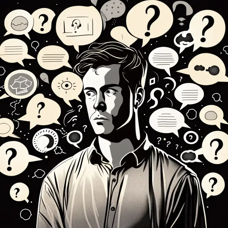 Visual representation of "skepticism" - A philosophical theory that truth or knowledge is uncertain.