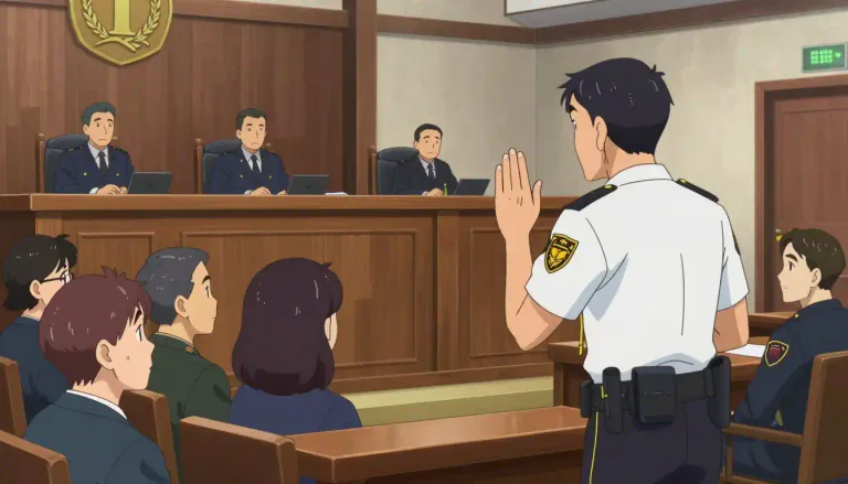 Visual representation of "oyez" - A call for attention in a court of law.