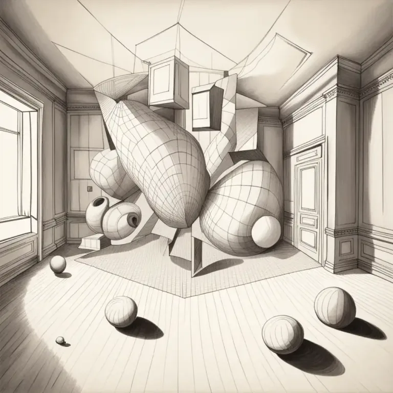 Visual representation of "perspective" - The relationship or proportion of the parts of a whole.