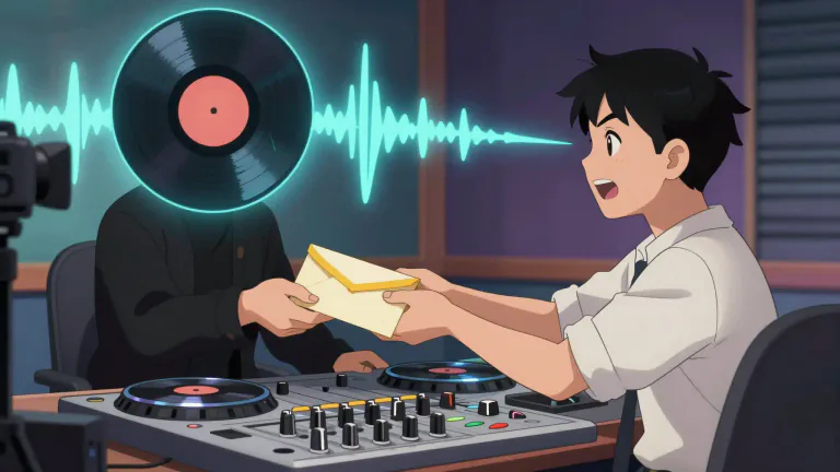 Visual representation of "payola" - Payola refers to the illegal practice of paying radio stations or media outlets to promote specific music tracks without disclosing the payments.