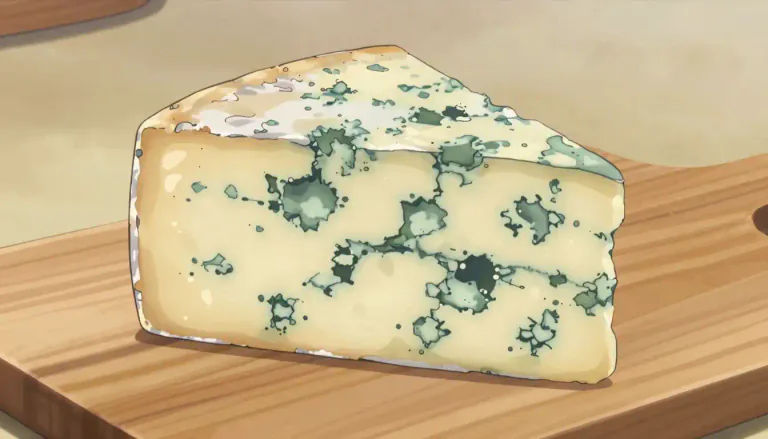 Visual representation of "stilton" - A strong-flavored, blue-veined cheese from England, known for its creamy texture.