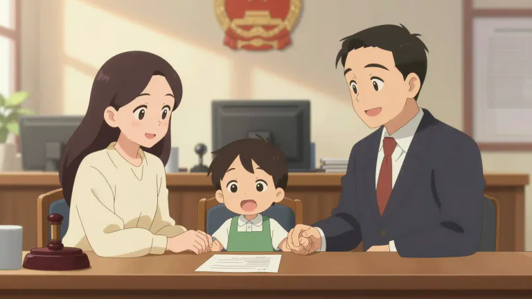 Visual representation of "adoption" - The act of taking someone else's child into your own family and legally making them your child.