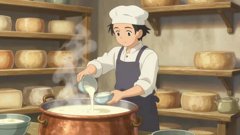 Visual representation of "cheesemaker" - A cheesemaker is a person who makes cheese, often as a profession, using various methods and techniques.