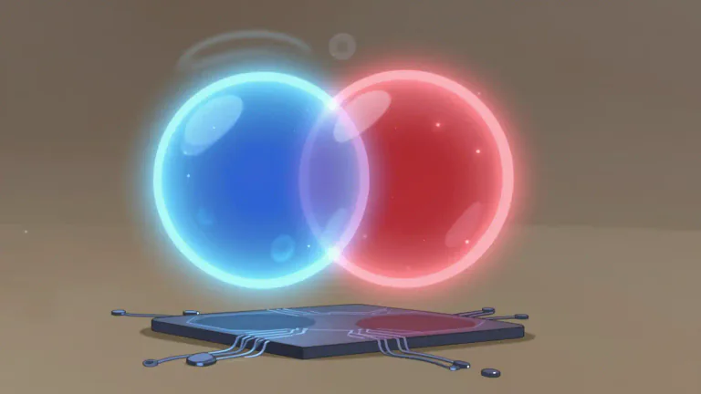 Visual representation of "qubit" - A qubit is the quantum version of a classical binary bit, which can represent a 0, a 1, or both at the same time due to superposition.