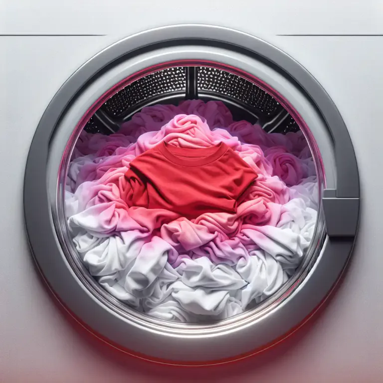 Visual representation of "bleed" - When a color from something, like ink or dye, spreads into something else.