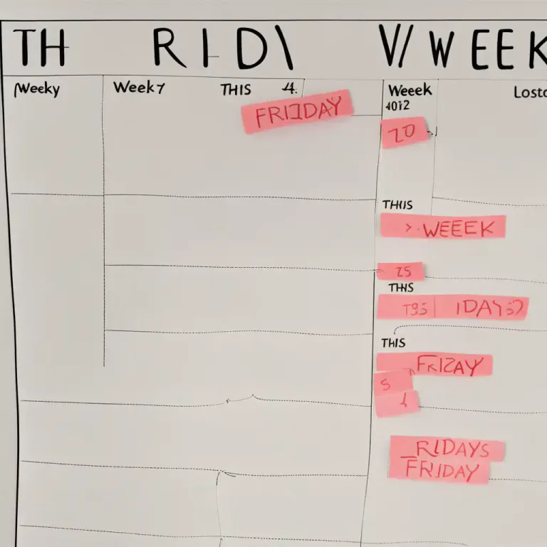 Visual representation of "today, tomorrow, Monday, etc. week" - Referring to this current week.