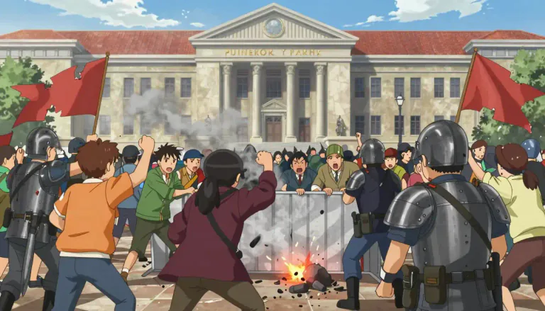Visual representation of "sedition" - Act of creating unrest or provoking against the government.