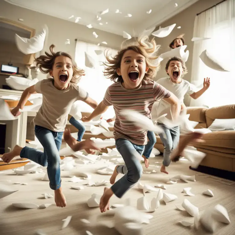 Visual representation of "full of beans/life" - To be filled with childish exuberance or mischievous energy.