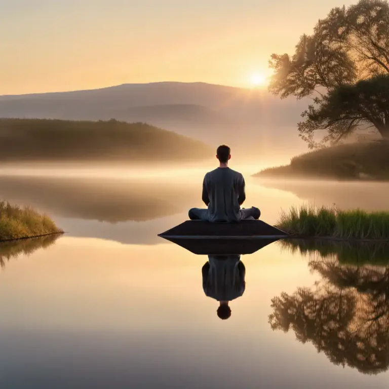 Visual representation of "quietude" - A rest, calm or tranquil period