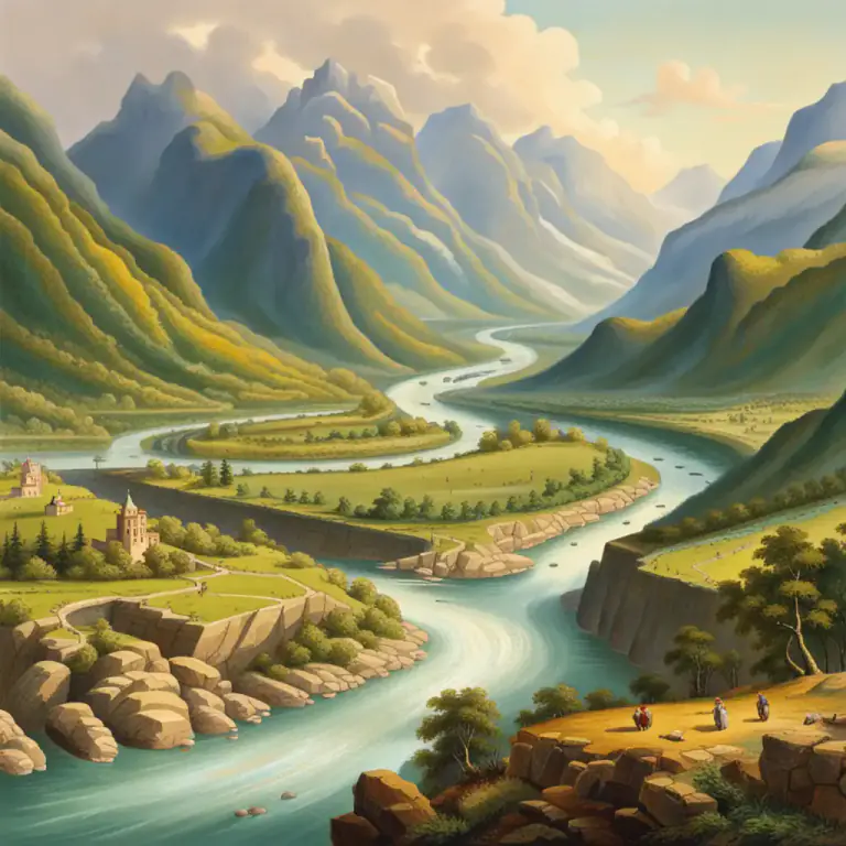 Visual representation of "juncture" - A place where things join together.