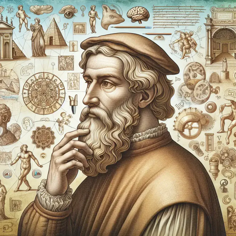 Visual representation of "humanist" - An expert or student of the humanities, such as literature, philosophy, and arts, especially during the Renaissance period.
