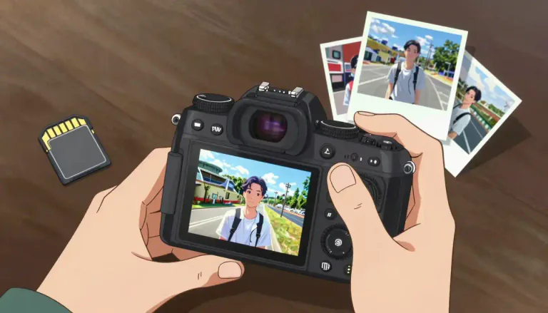 Visual representation of "digicam" - A digicam, or digital camera, is a device that captures photographs in digital format, allowing users to store and view images electronically.