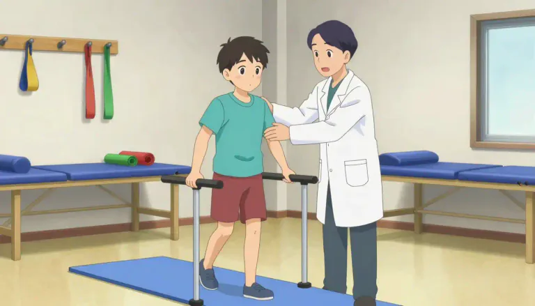 Visual representation of "physiatrist" - A medical doctor who specializes in physical medicine and rehabilitation, focusing on restoring function and quality of life to patients.