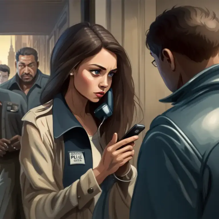 Visual representation of "turn in" - To report someone to the authorities