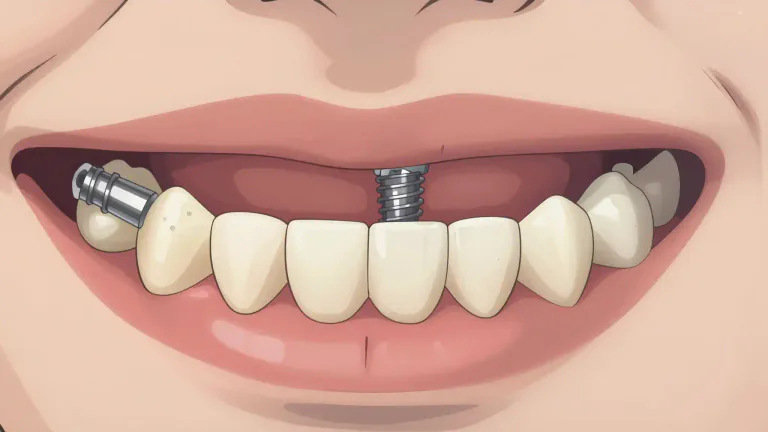 Visual representation of "osseointegration" - Osseointegration is the process by which a dental implant becomes securely attached to the jawbone, allowing for stability in tooth replacement.