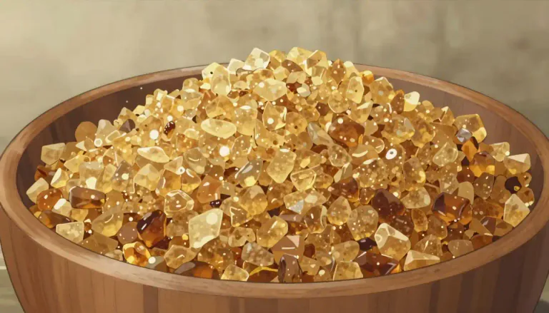 Visual representation of "turbinado" - Turbinado is a type of sugar usually golden brown in color, which retains some molasses and is less processed than regular white sugar.