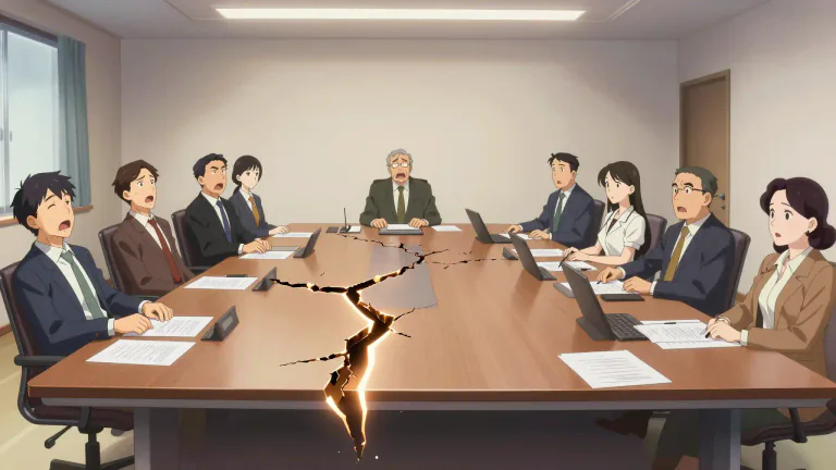 Visual representation of "rupture" - To experience a break or disruption