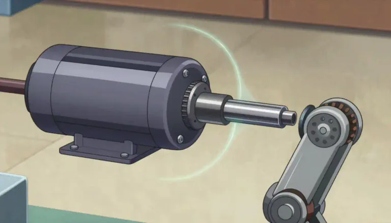 Visual representation of "servomotor" - A servomotor is an electromechanical device used for precise control of angular or linear position.