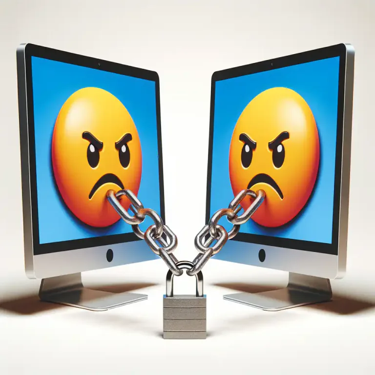 Visual representation of "deadlock" - In computer science, it is a state of a computer program where it cannot proceed because each part is waiting for the other.