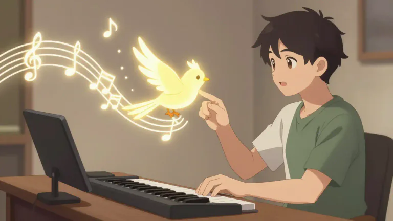 Visual representation of "songcraft" - The art or skill of writing, composing, and arranging songs.