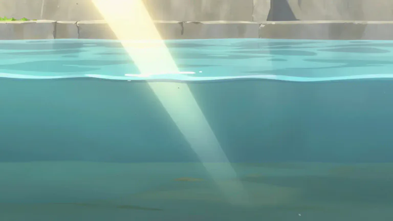 Visual representation of "refraction" - The bending of light as it passes through a different medium or envirnonment