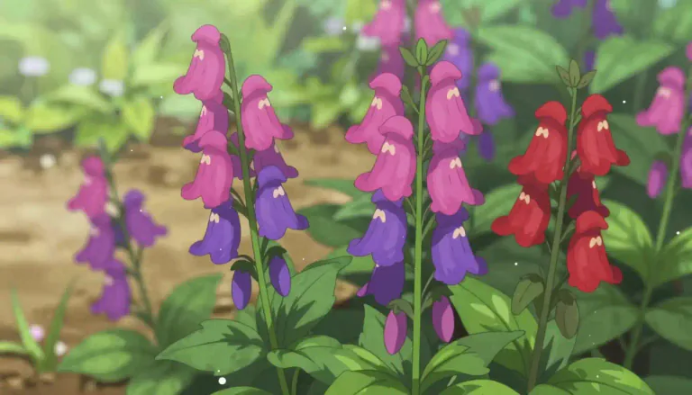 Visual representation of "penstemon" - A type of plant belonging to the genus Penstemon, characterized by its tubular flowers and used commonly in gardens.