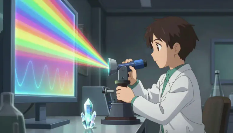 Visual representation of "spectrographic" - Relating to or involving the use of a spectrograph in order to analyze light or sound.