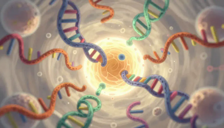 Visual representation of "transcriptome" - The transcriptome is the entire collection of RNA transcripts produced by the genome at any one time under specific circumstances.