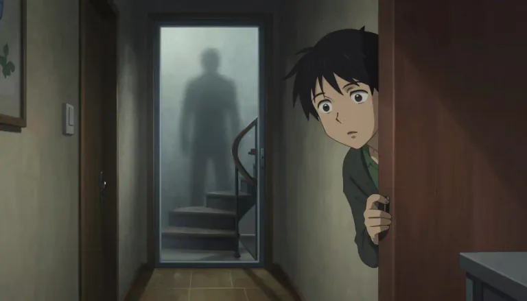 Visual representation of "hitchcockian" - Relating to or characteristic of the style of Alfred Hitchcock, particularly in terms of suspense and psychological tension.