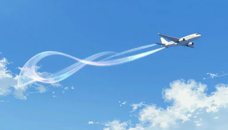 Visual representation of "airstream" - A stream of air moving in a specific direction, often used in relation to weather patterns or aerodynamics.