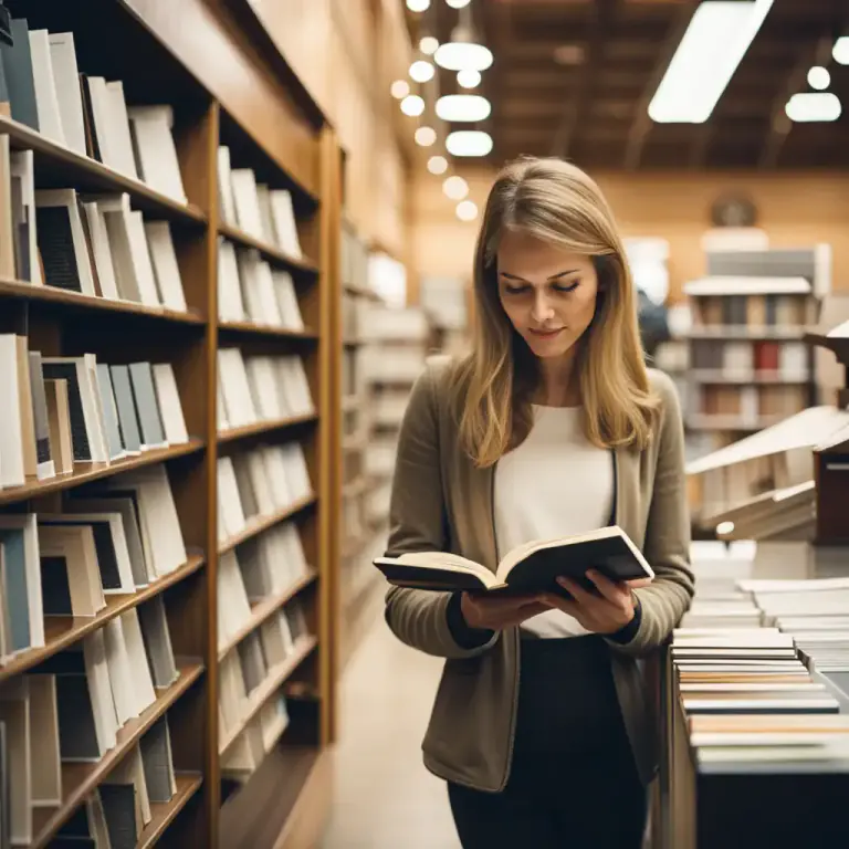 Visual representation of "browser" - A person who looks casually through books, magazines, clothes etc. in a store without intending to buy anything.