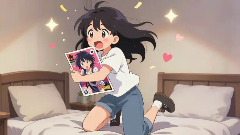 Visual representation of "gaga" - Extremely excited or enthusiastic about something, crazy or silly in a fun way