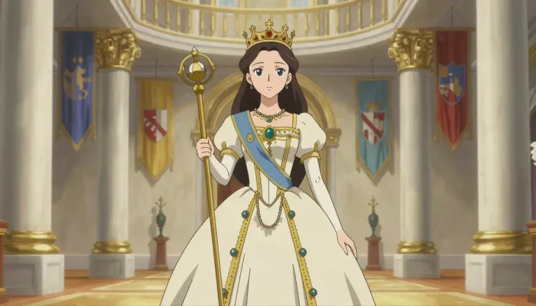 Visual representation of "dutchess" - A title for a woman who is a member of the nobility, often ruling over a duchy.