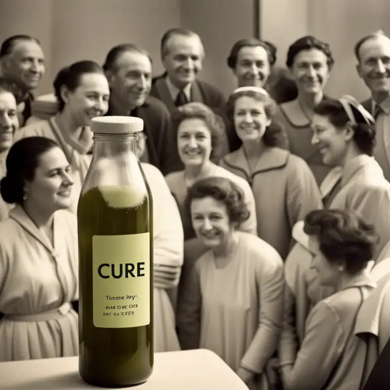 Visual representation of "cure" - A substance or treatment that cures a disease or condition