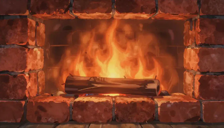 Visual representation of "firebrick" - A type of brick made to withstand high heat, commonly used in industrial kilns and fireplaces.