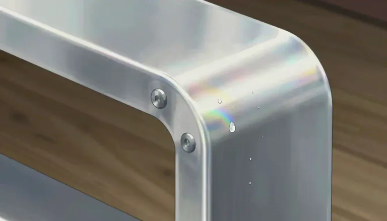 Visual representation of "anodized" - Anodized refers to a process where metal, especially aluminum, is treated to form a protective oxide layer.
